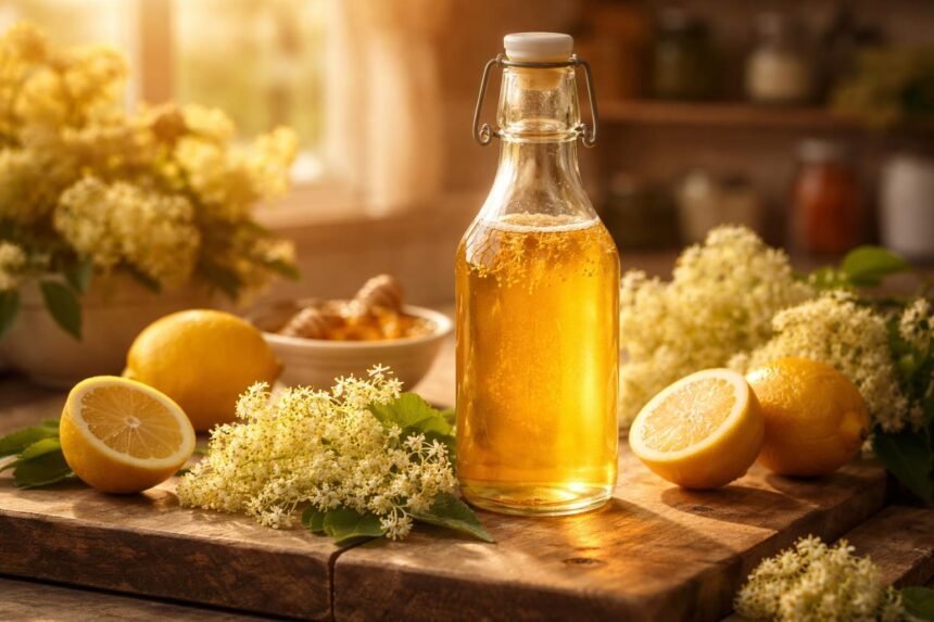 Házi bodzaszörp immunerősítő hatások megfázásos időszakban, természetes recept és egészség támogatás