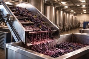 Zúzó-bogyózó gép működési elvei és típusai a modern borászatban részletezve
