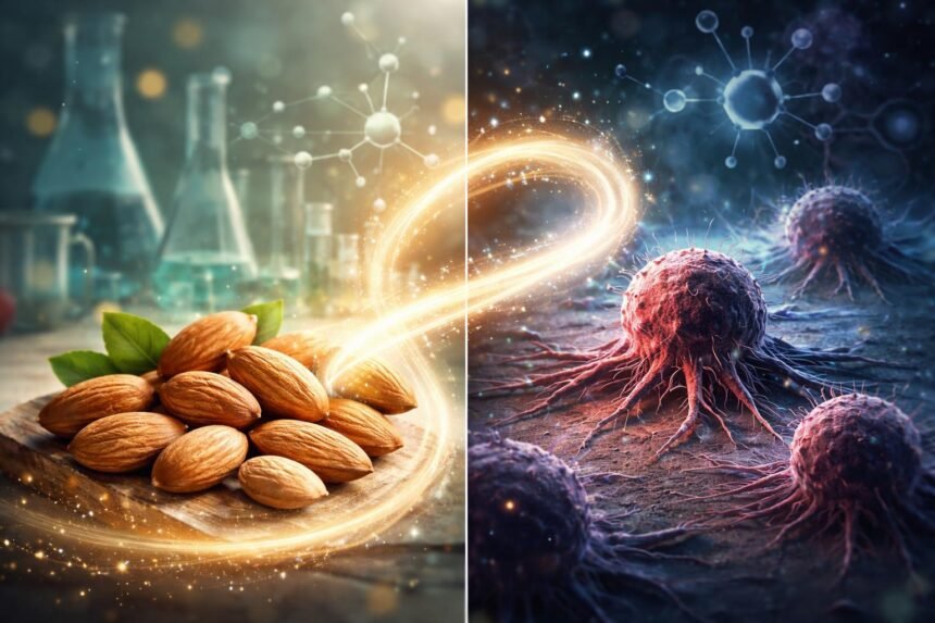 Kutatási diagram és grafikon az amigdalin és a rák kapcsolatáról