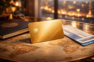 Arany Mastercard Gold kártya prémium szolgáltatásokkal utazáshoz, vásárlásokhoz és biztonsághoz.