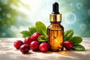 Tőzegáfonya Forte étrend-kiegészítő csomagolása a húgyúti egészség jegyében és a szervezet immunrendszerének támogatásával